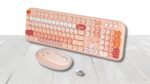 teclado y mouse retro